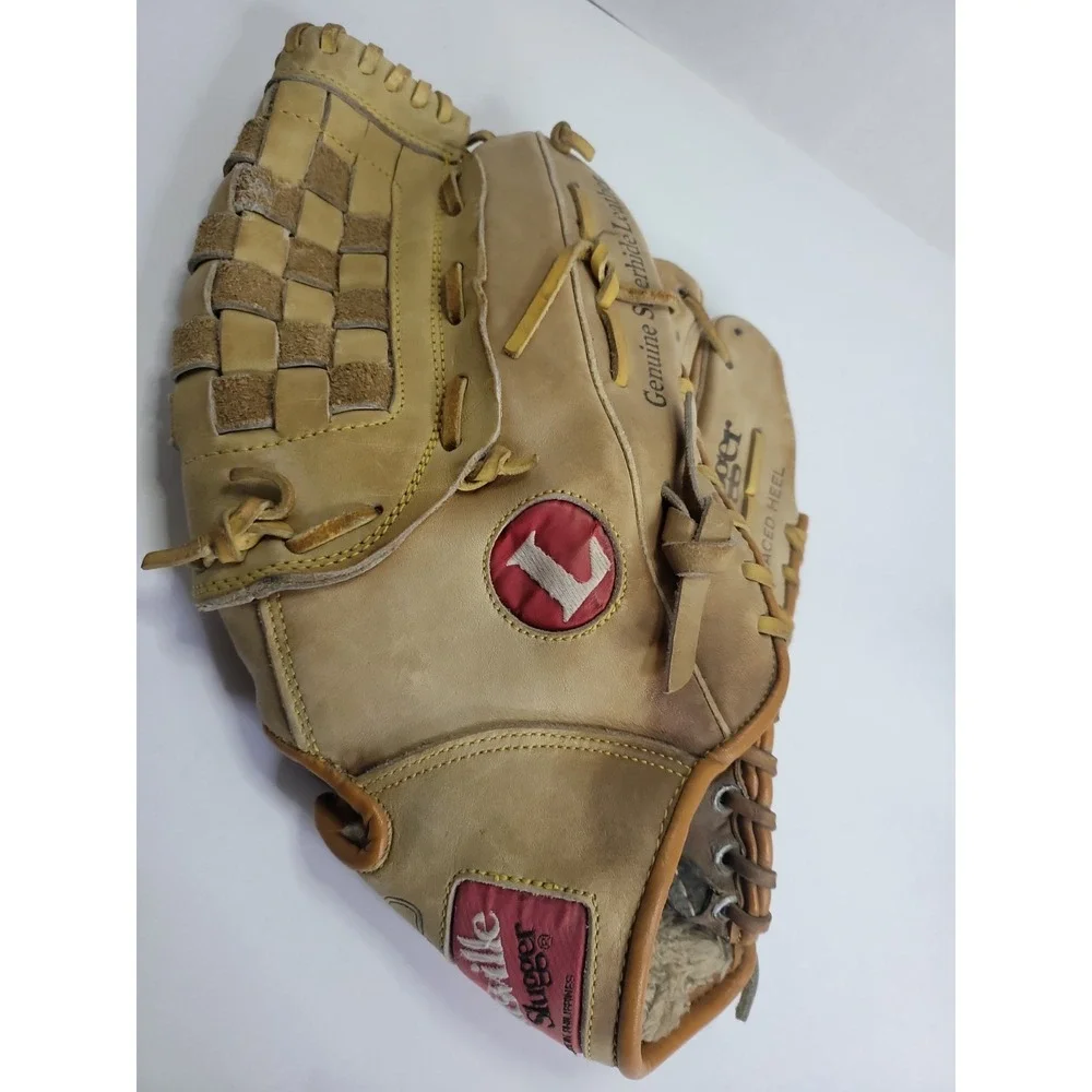 Louisville Slugger LPS8 Baseball Softball Glove 13.5 RHT Brown Steerhide Leather